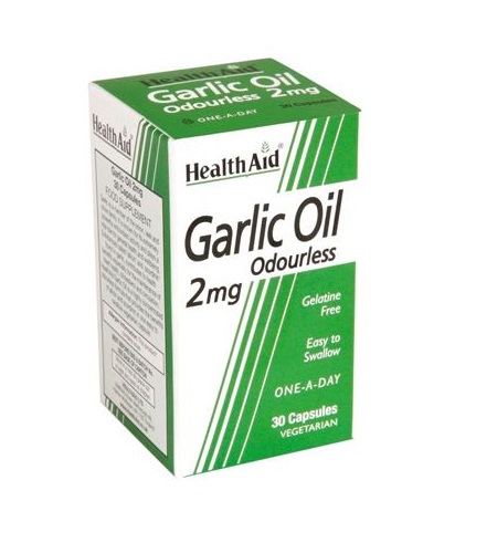 GARLIC OIL Cápsulas - Health Aid