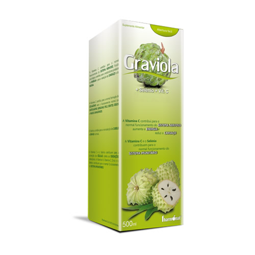 Graviola + Selénio + Vitamina C 500ml - Fharmonat 