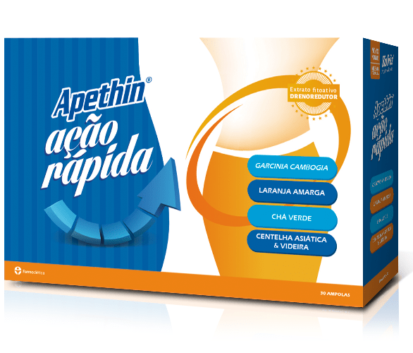 APETHIN AÇÃO RAPIDA 30 Ampolas - Farmodietica