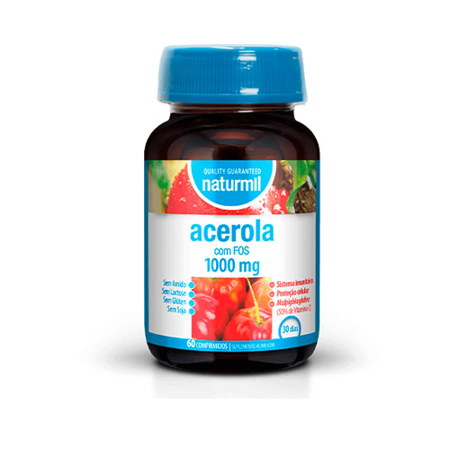 Acerola 60 Comprimidos - Naturmil