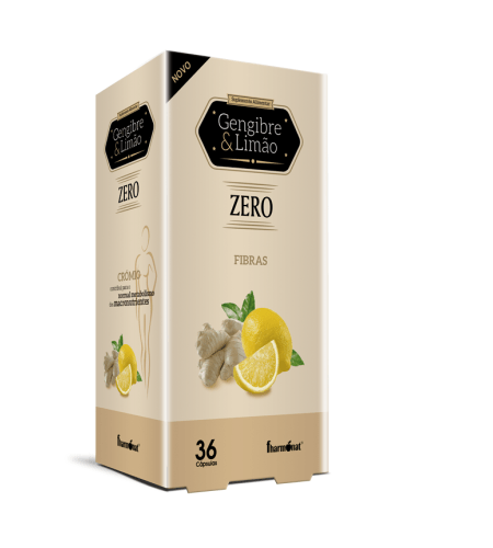 Gengibre & Limão Zero 36 Cápsulas – Fharmonat