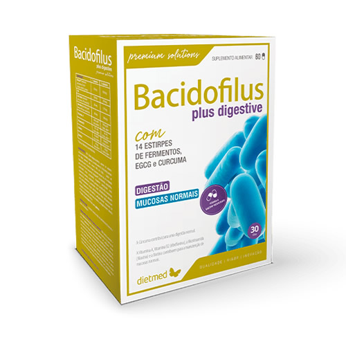 Bacidofilus Plus Digestive 60 cápsulas – Dietmed