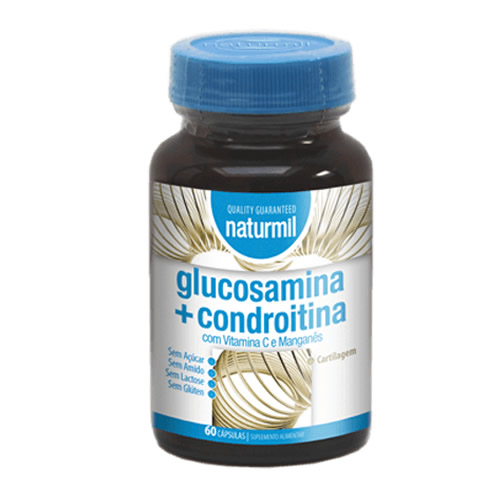Glucosamina + Condroitina 60 cápsulas - Naturmil