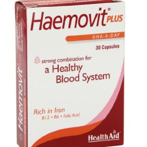HAEMOVIT PLUS 30 Cápsulas - Health Aid