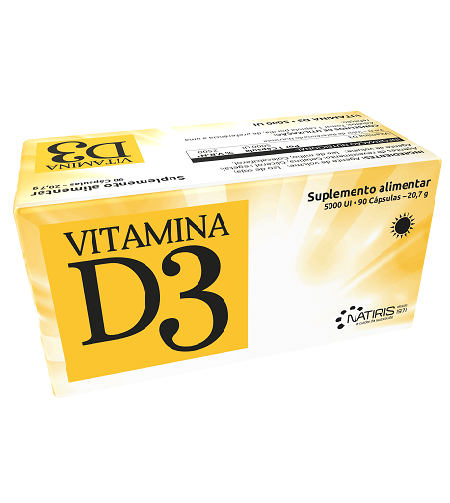 Vitamina D3 5000Ul  90 Cápsulas – Natiris