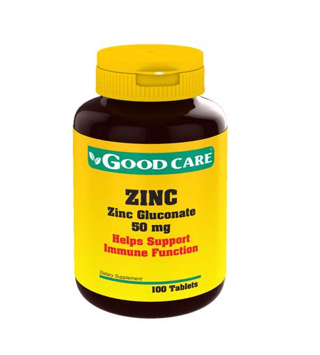 Zinco 50 mg 100 Comprimidos - Good Care