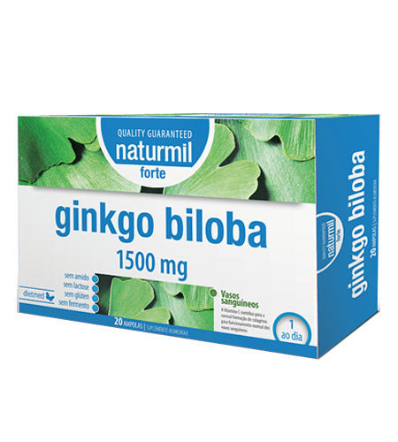 Ginkgo Biloba Forte 20 Ampolas – Naturmil