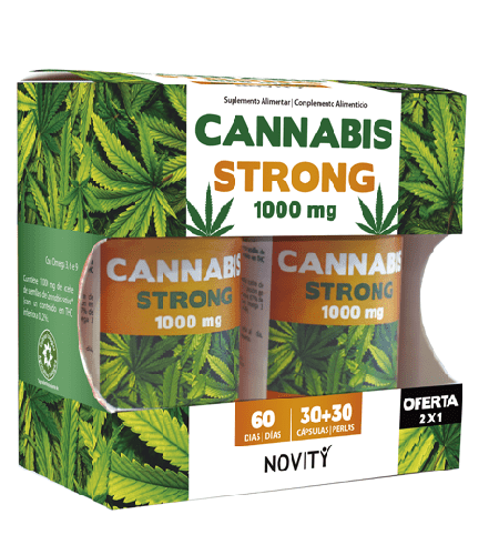Cannabis Strong 1000mg  30+30 Cápsulas - Dietmed