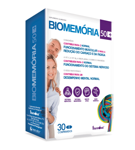 Biomemória 50+ 30 Comprimidos - Fharmonat