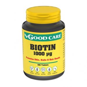 Biotina 1000 μg 100 Comprimidos – Good Care