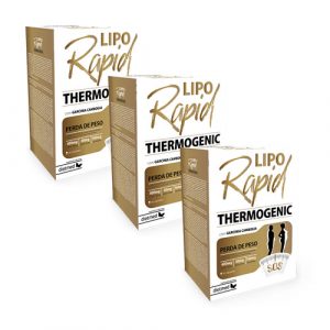 Liporapid Thermogenic 30 Cápsulas Pack 3 unidades  – Dietmed