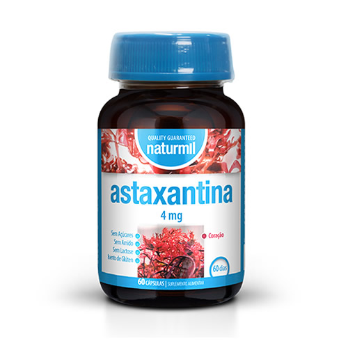 Astaxantina 4 mg 60 Cápsulas – Naturmil