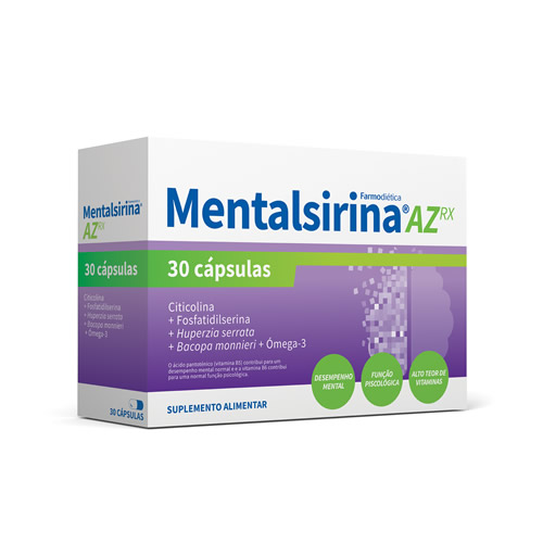 Mentalsirina AZ Rx 30 Cápsulas – Farmodietica