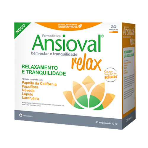 Ansioval Relax 30 Ampolas – Farmodietica