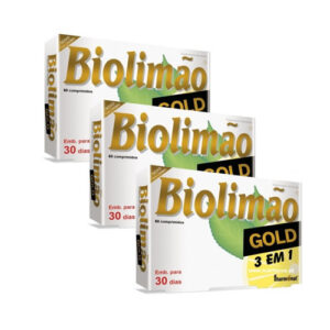 Biolimão Gold 3 em 1 60 comprimidos Pack 3 unidades - Fharmonat