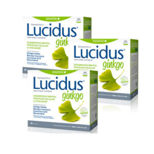 Lucidus Ginkgo 30 Ampolas Pack 3 unidades – Farmodietica