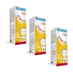 Procerebro Kids Vitaminas e Minerais 250 ml Pack 3 unidades - Fharmonat